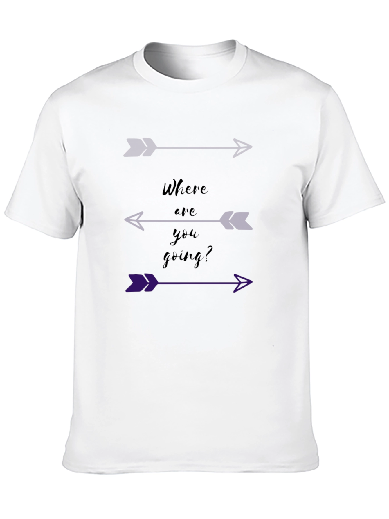 Arrow Graphic T-Shirt - Where Are You Going Tee