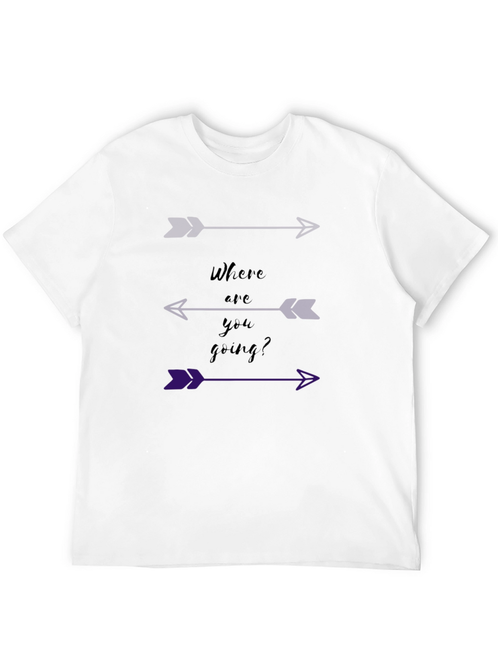 Arrow Graphic T-Shirt - Where Are You Going Tee