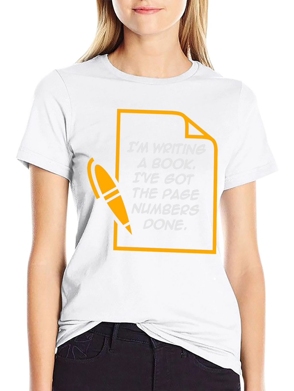 Funny Writer T-Shirt - Im Writing a Book