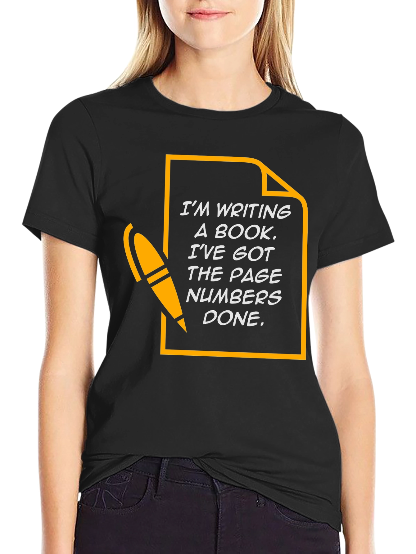 Funny Writer T-Shirt - Im Writing a Book