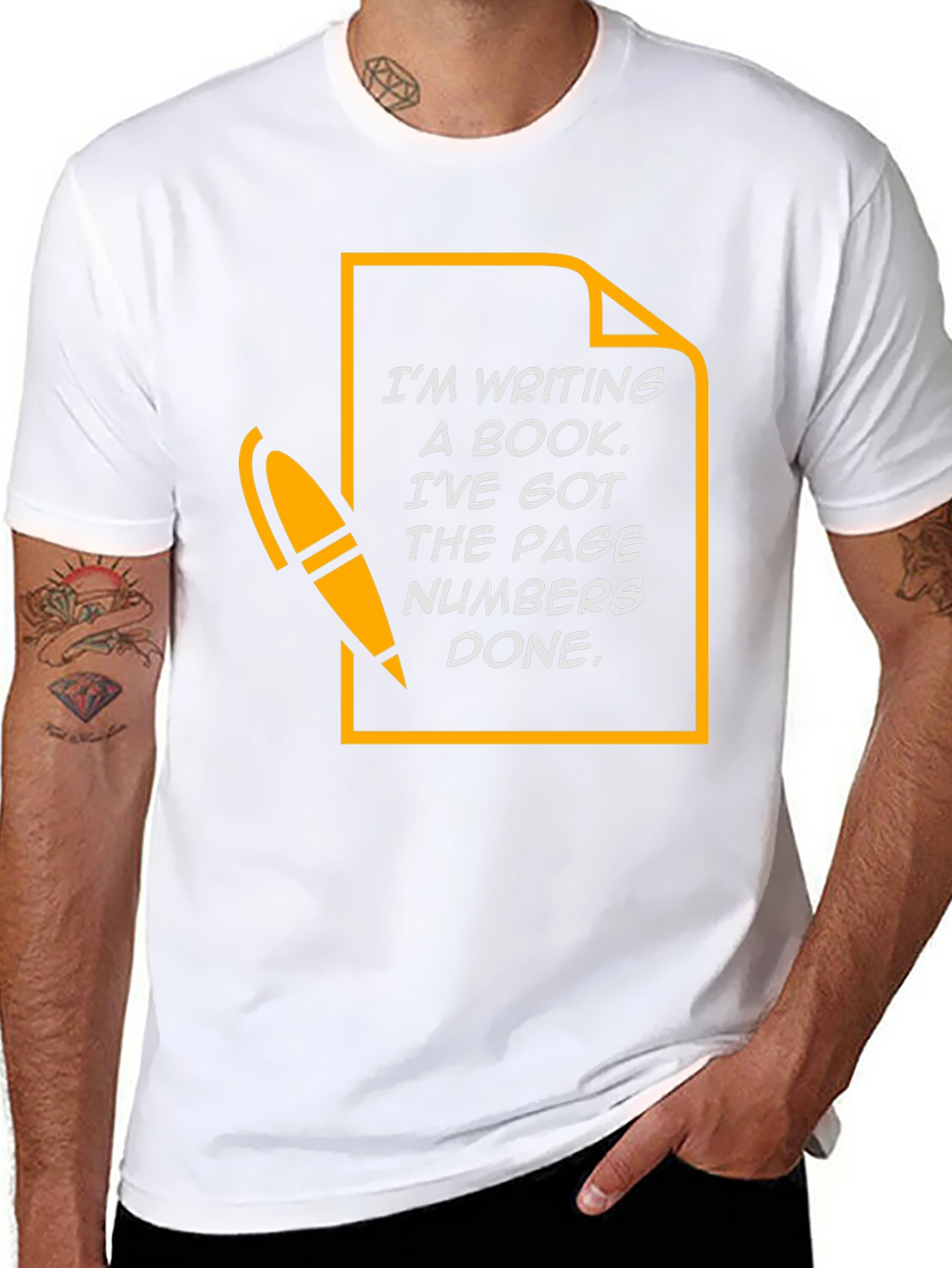 Funny Writer T-Shirt - Im Writing a Book