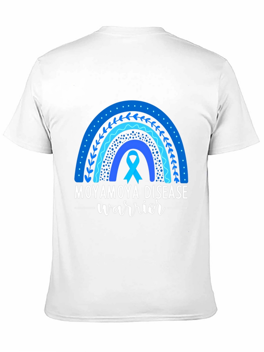Moyamoya Disease Warrior Ribbon Rainbow T-Shirt