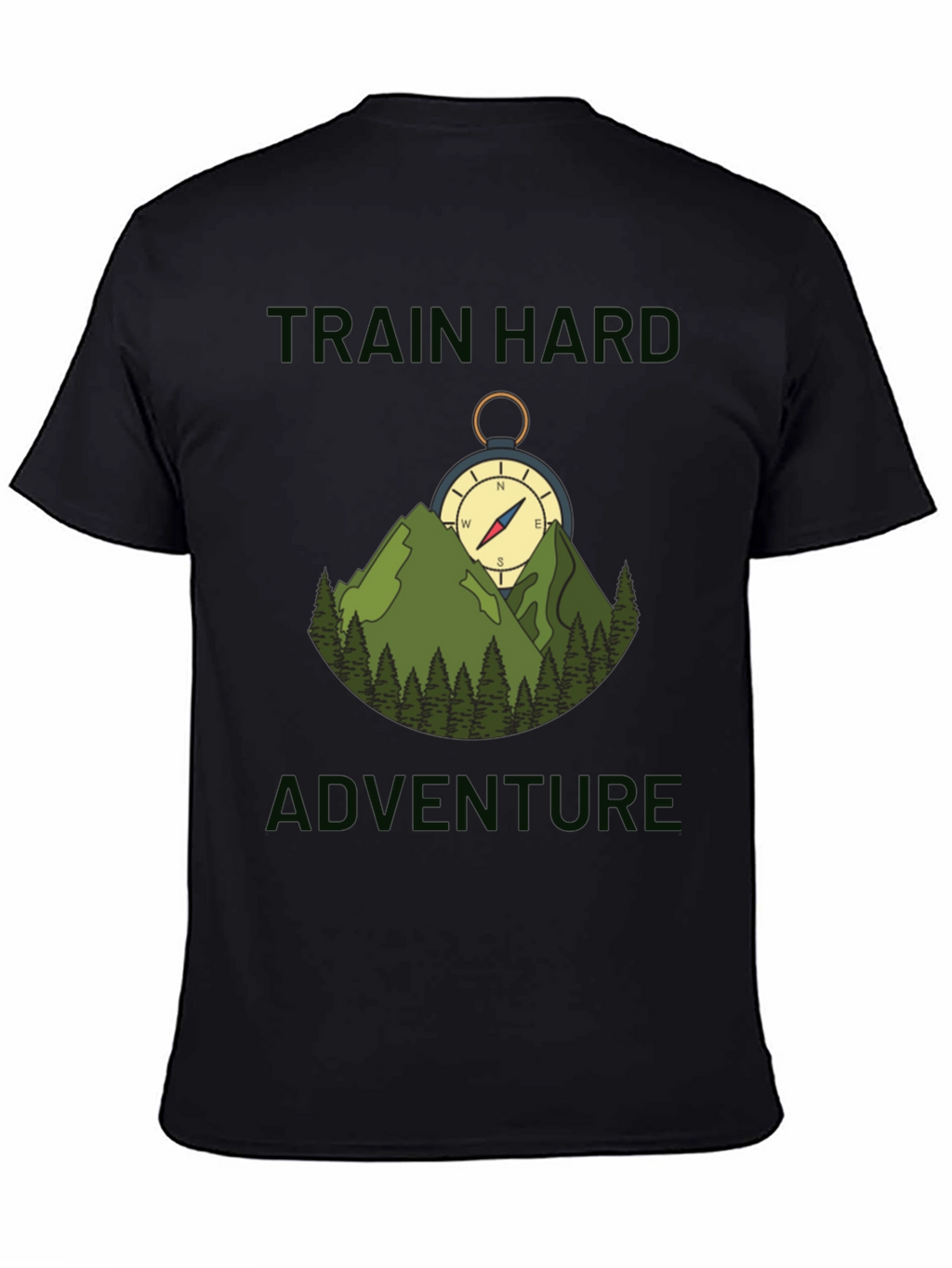 Train Hard Adventure Compass T-Shirt