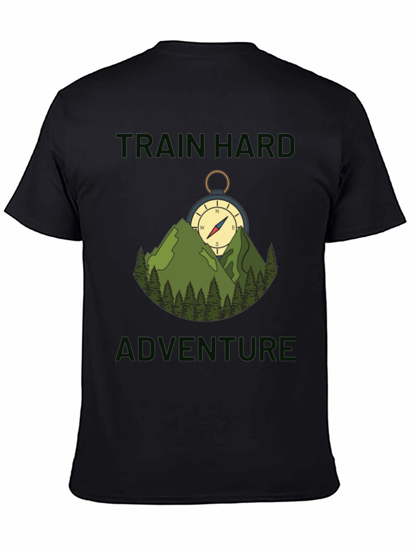 Train Hard Adventure Compass T-Shirt