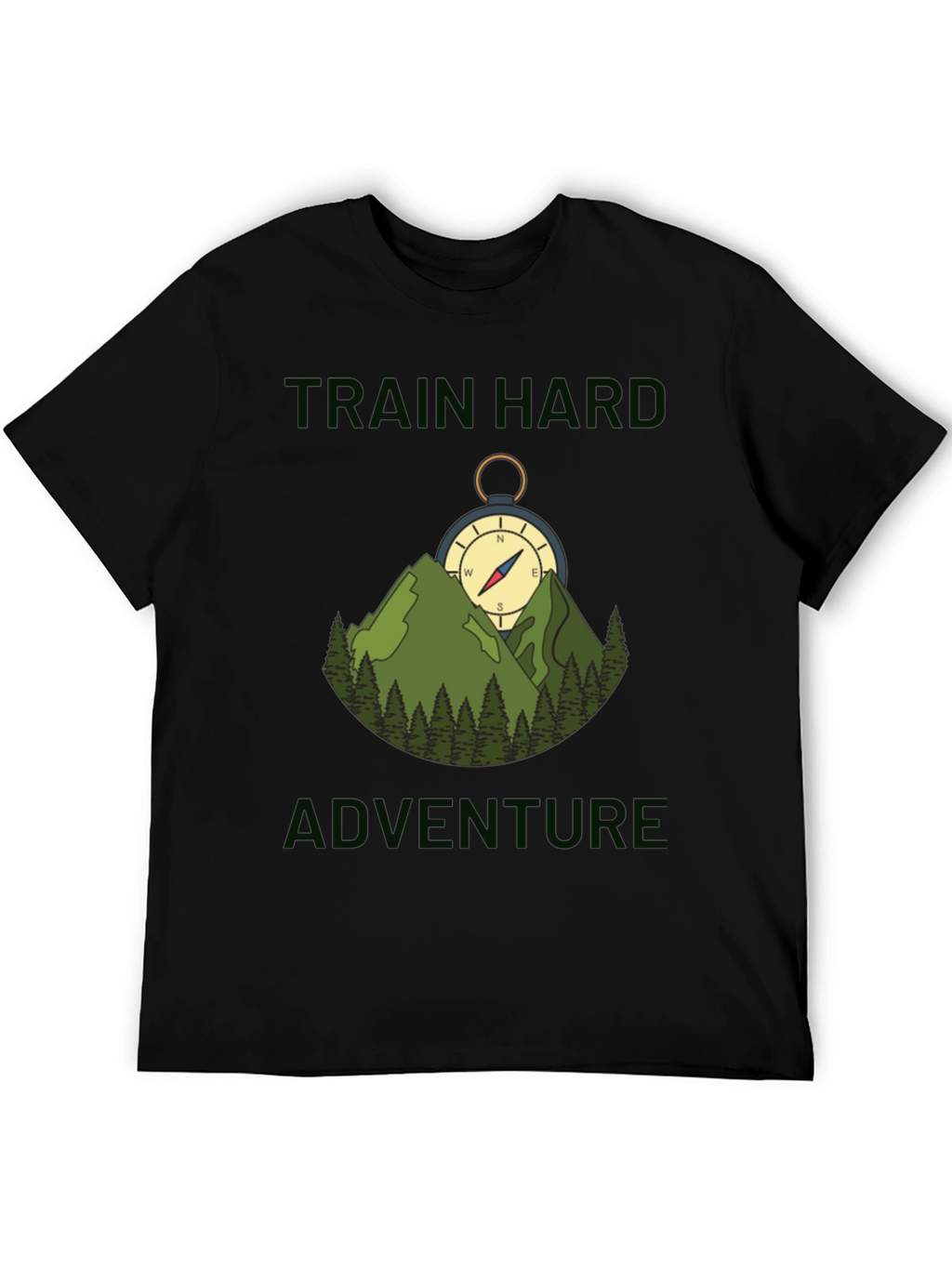 Train Hard Adventure Compass T-Shirt