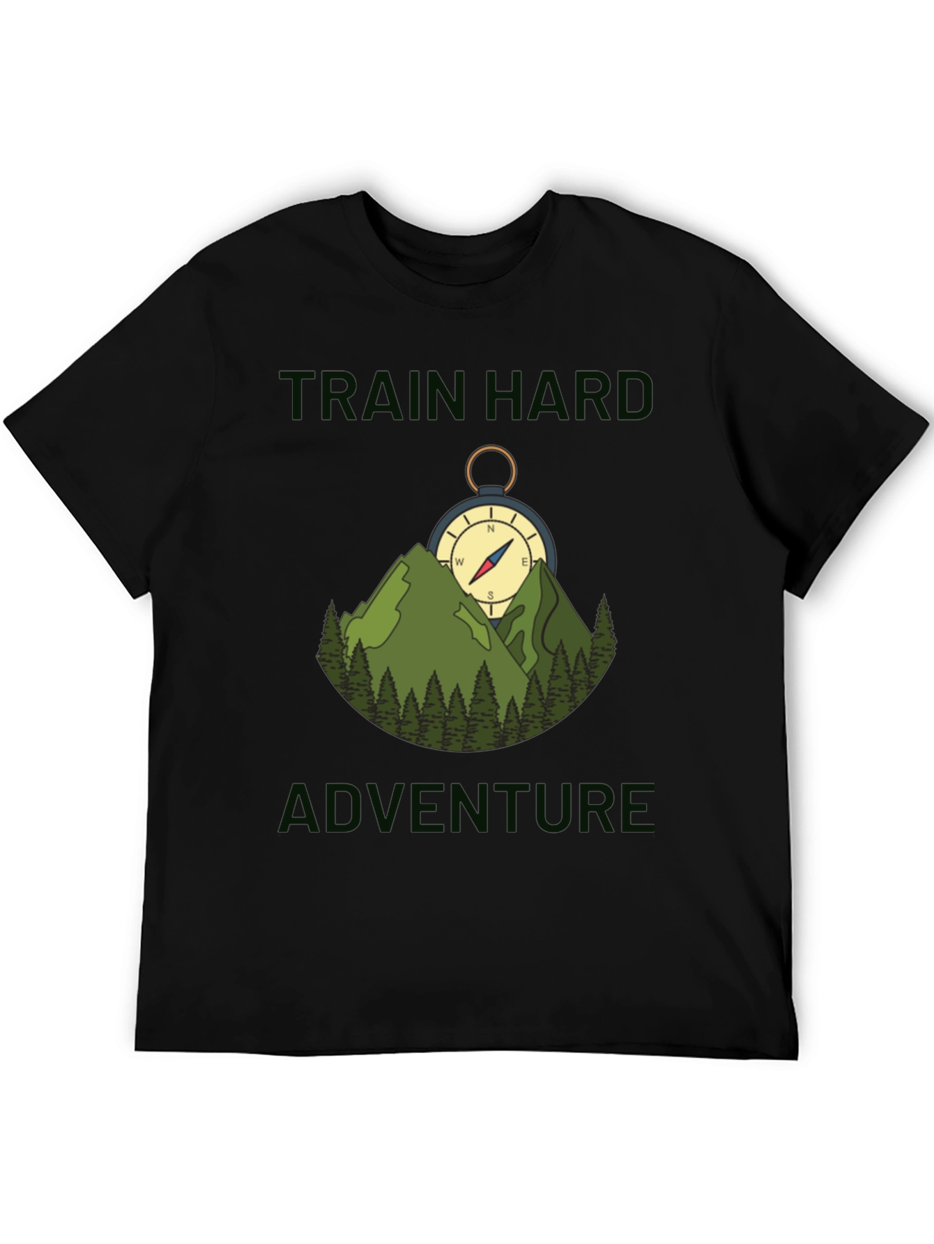 Train Hard Adventure Compass T-Shirt