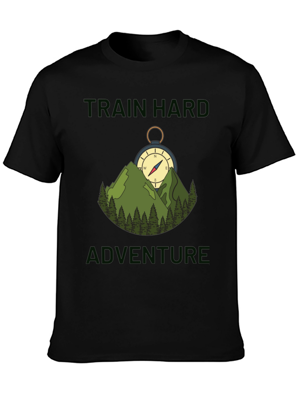 Train Hard Adventure Compass T-Shirt
