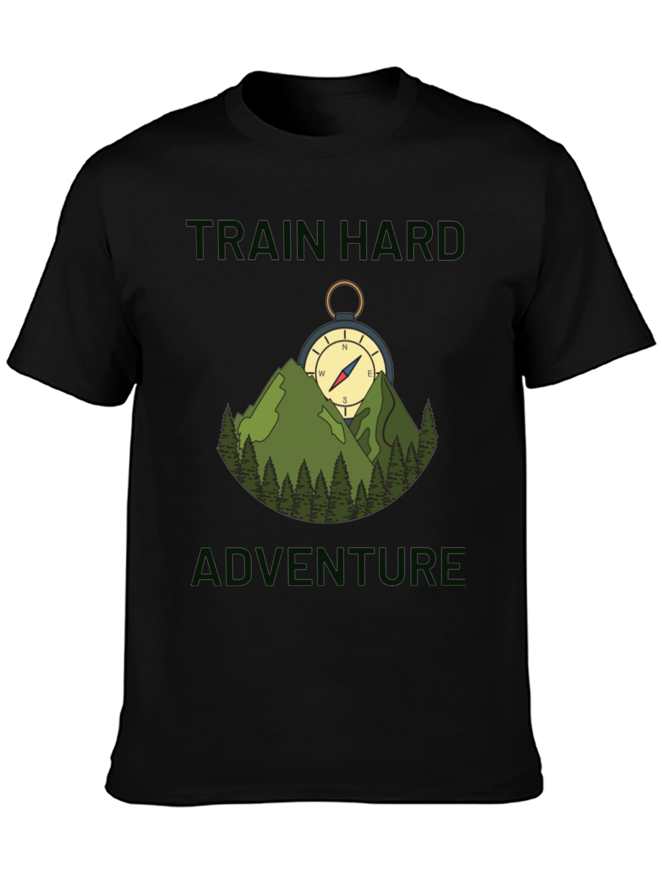 Train Hard Adventure Compass T-Shirt