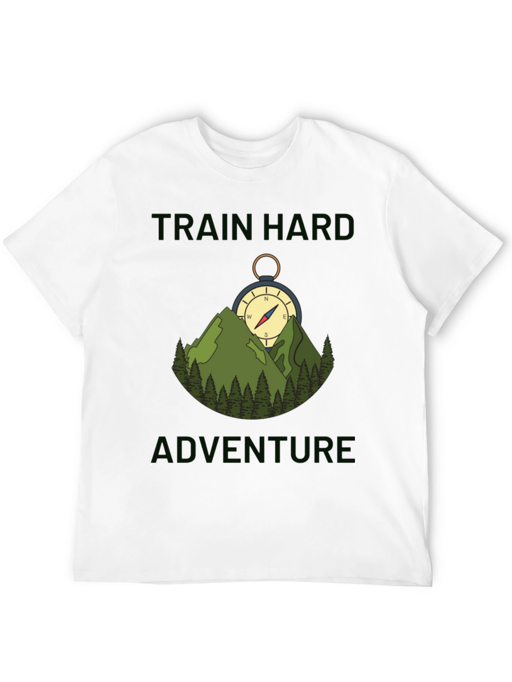 Train Hard Adventure Compass T-Shirt