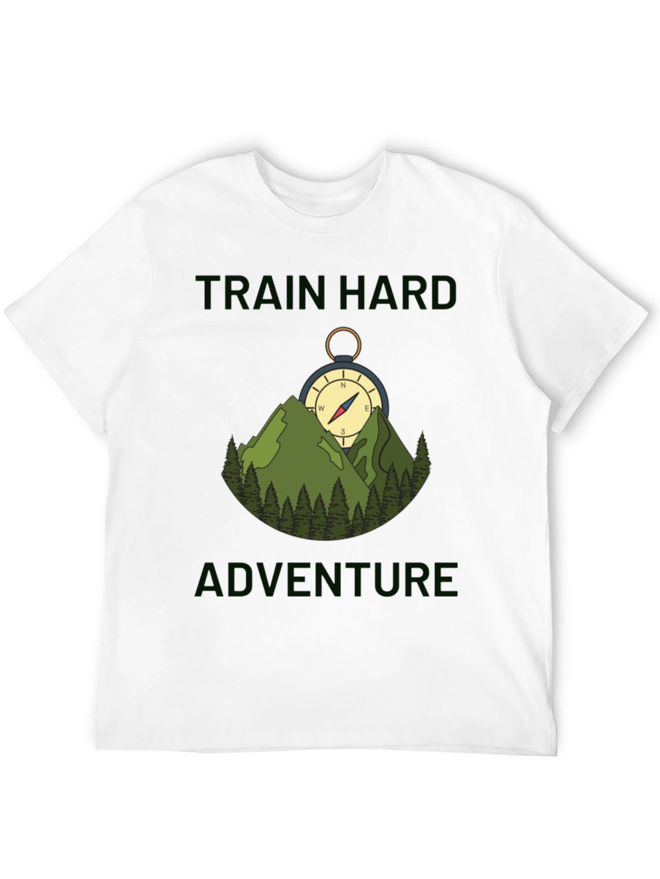 Train Hard Adventure Compass T-Shirt