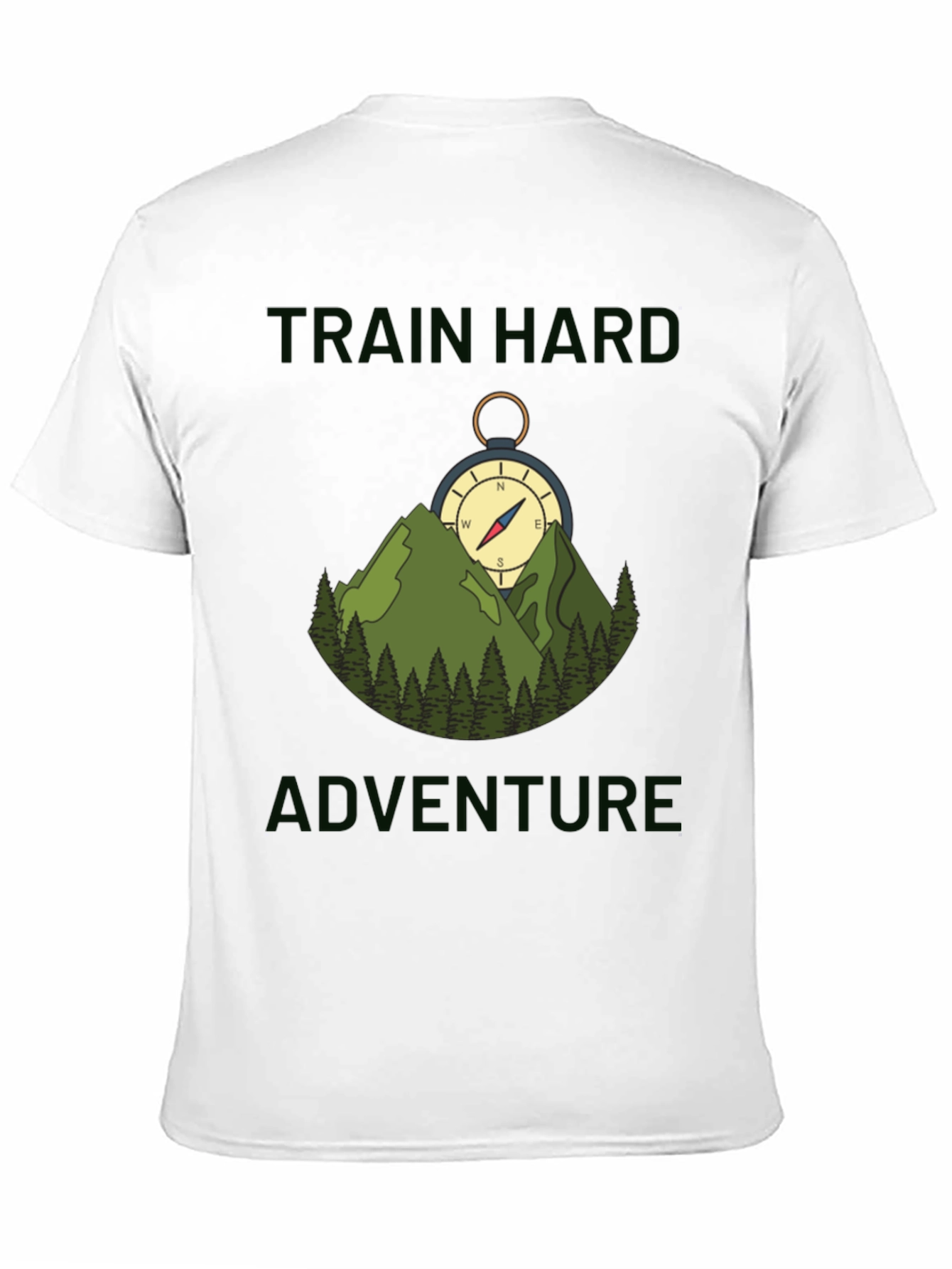 Train Hard Adventure Compass T-Shirt