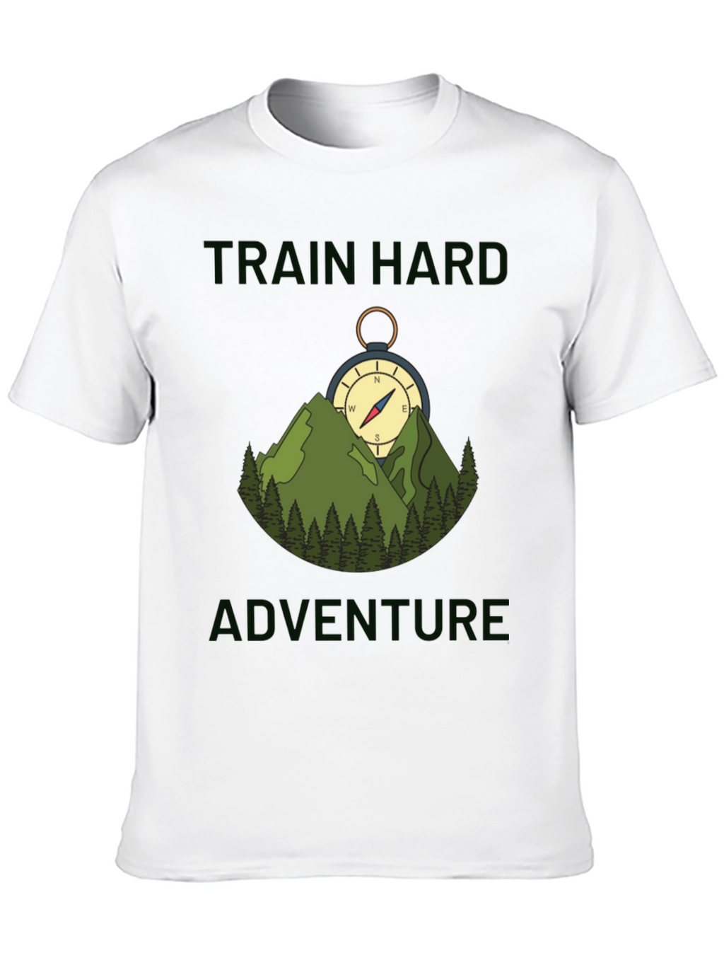 Train Hard Adventure Compass T-Shirt