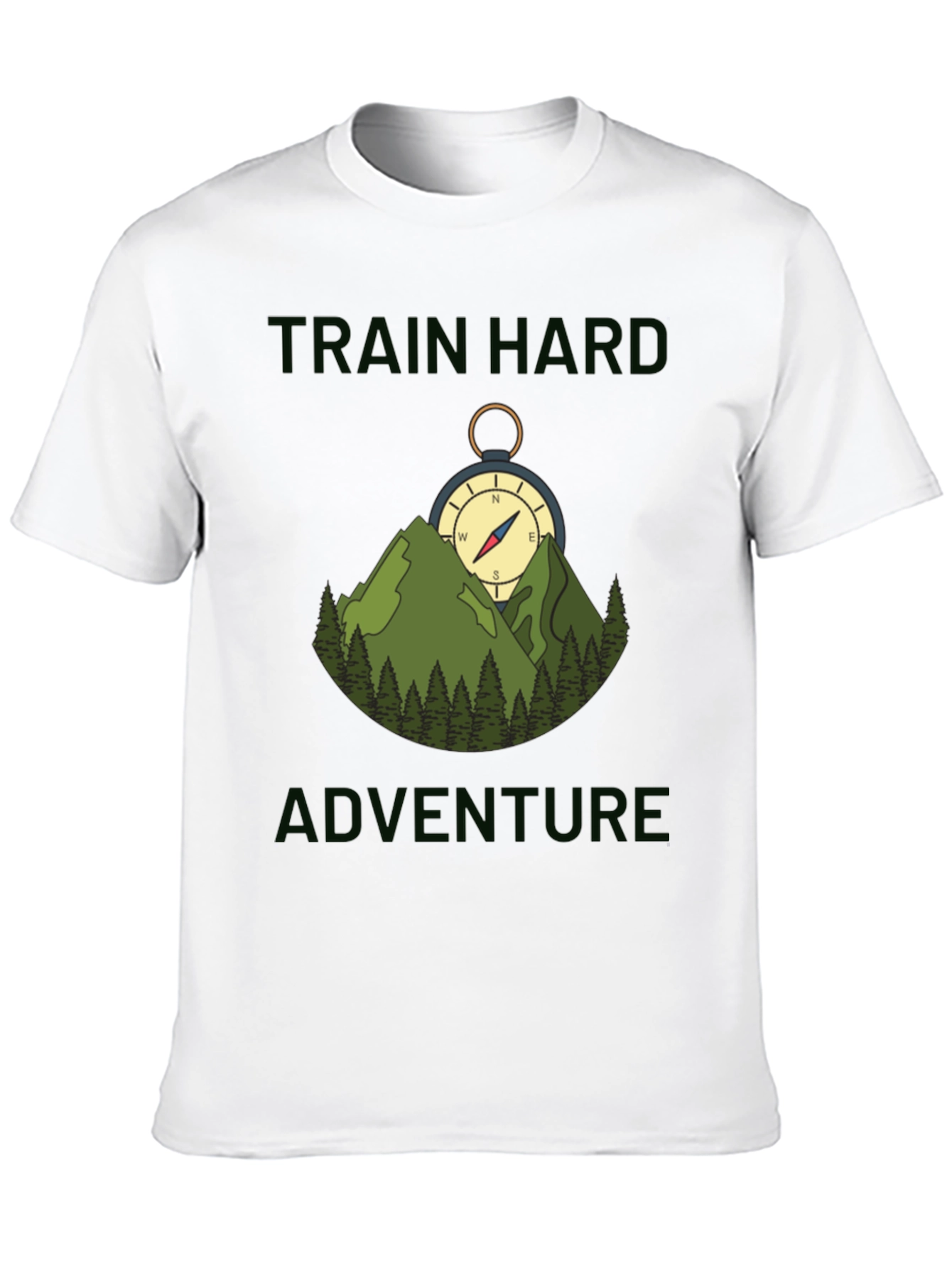 Train Hard Adventure Compass T-Shirt