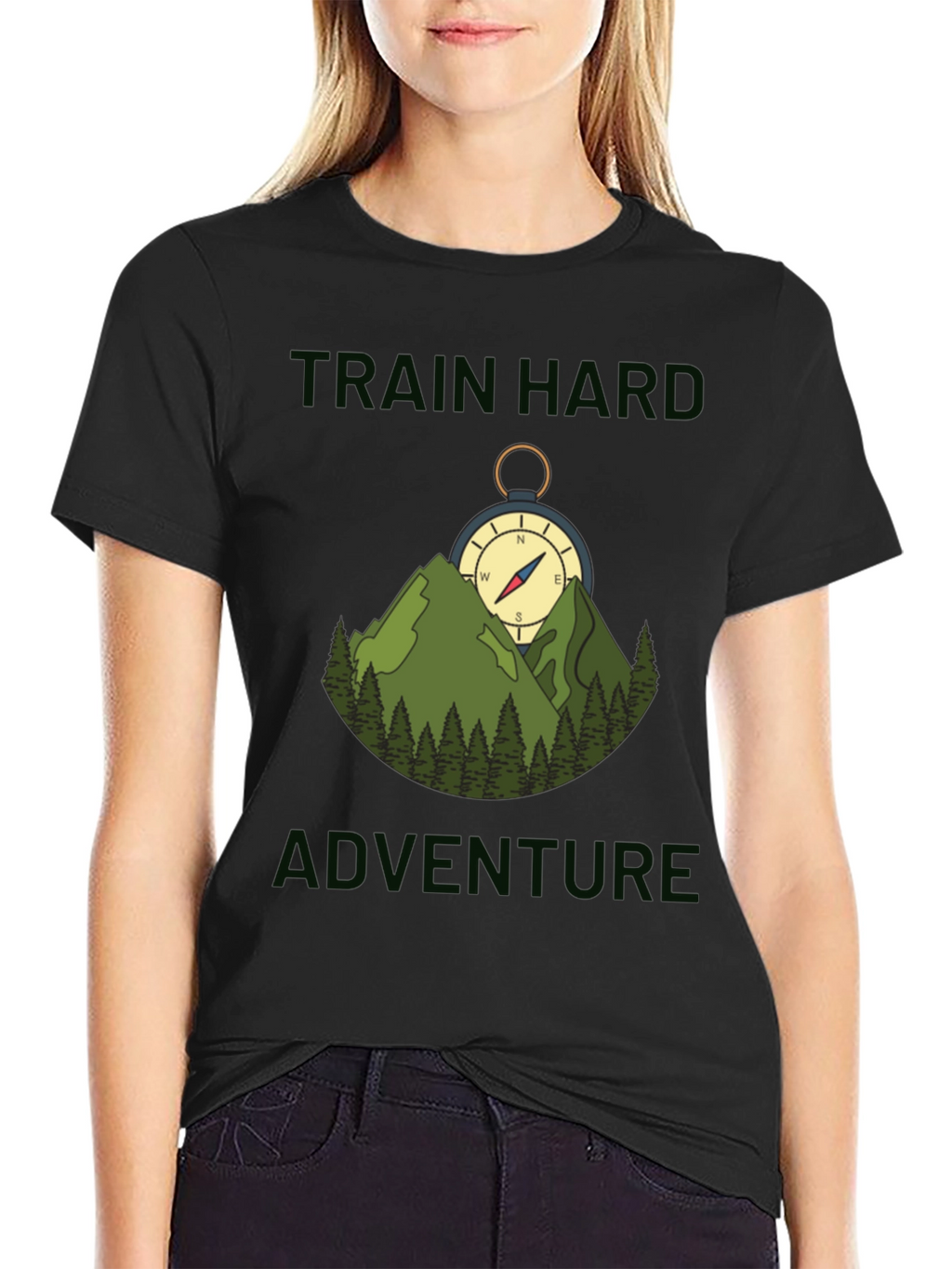Train Hard Adventure Compass T-Shirt