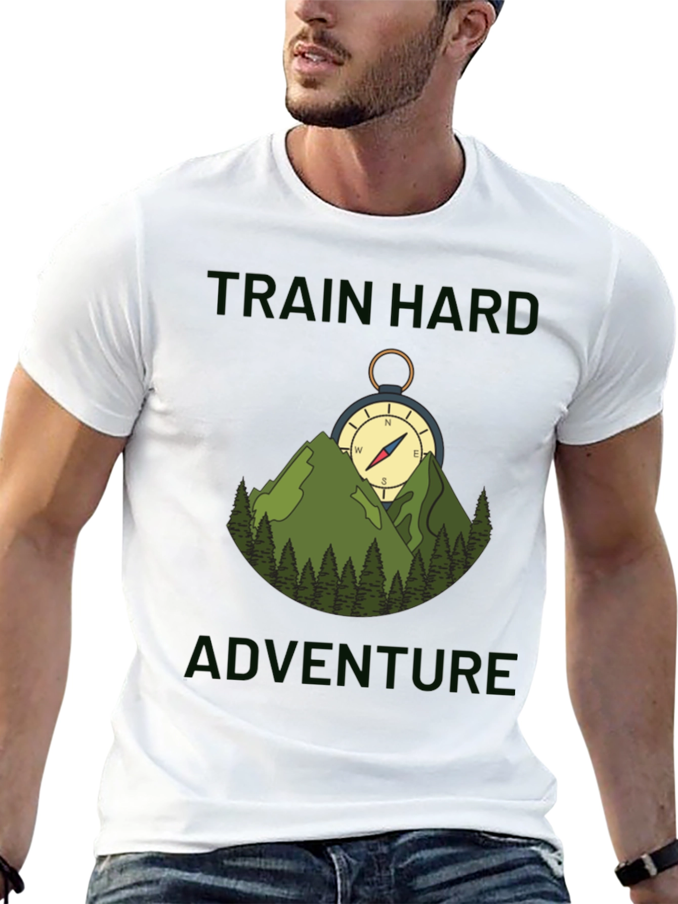 Train Hard Adventure Compass T-Shirt