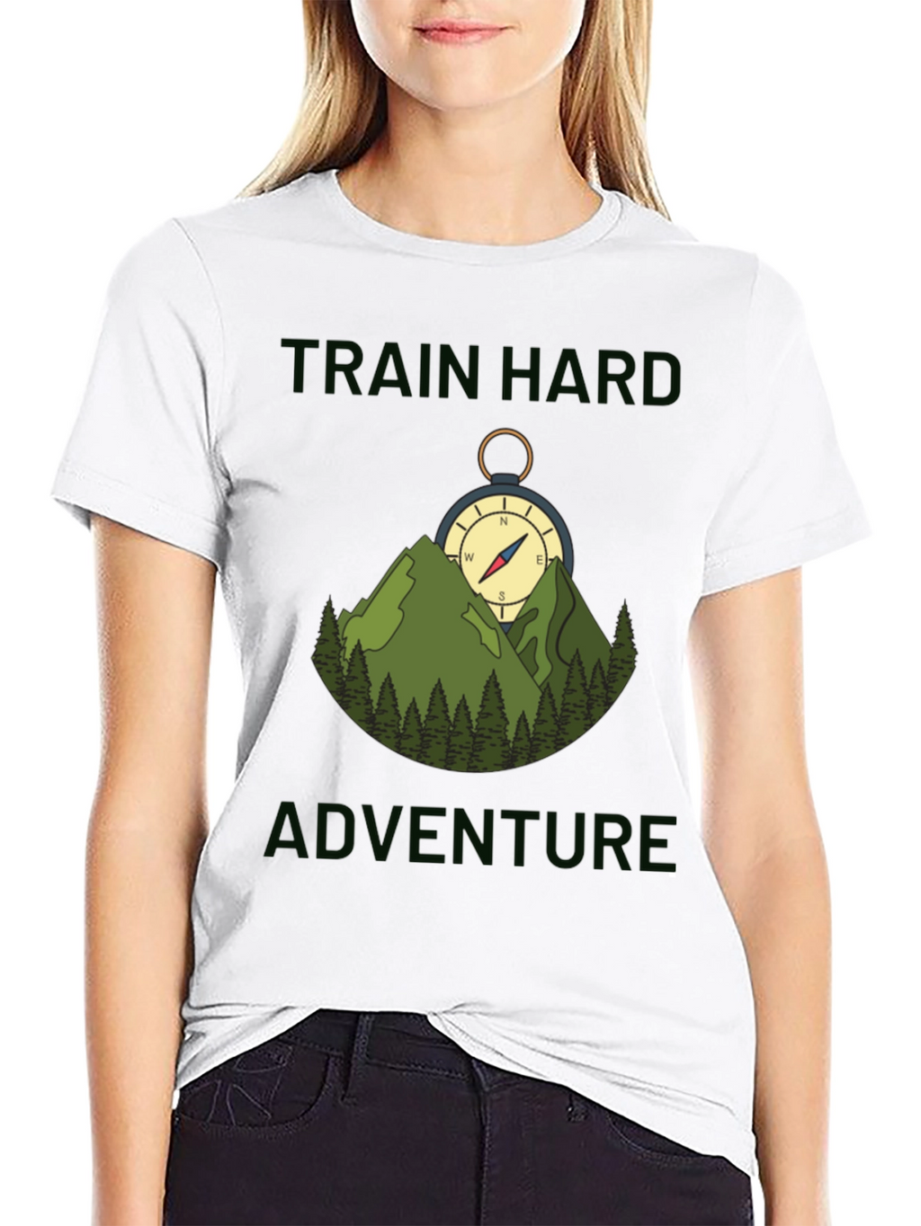 Train Hard Adventure Compass T-Shirt
