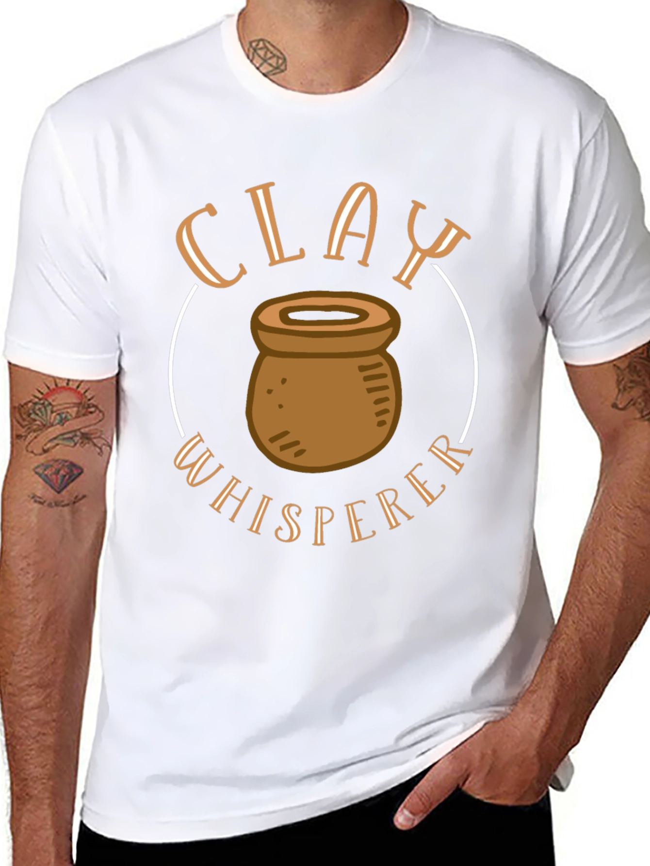 Clay Whisperer T-Shirt - Pottery Lover Gift