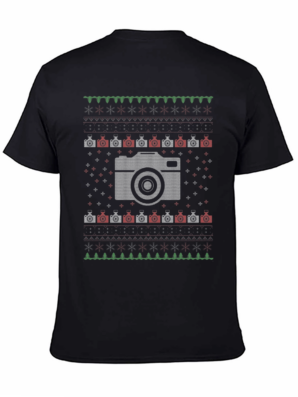 Camera Ugly Christmas Sweater T-Shirt