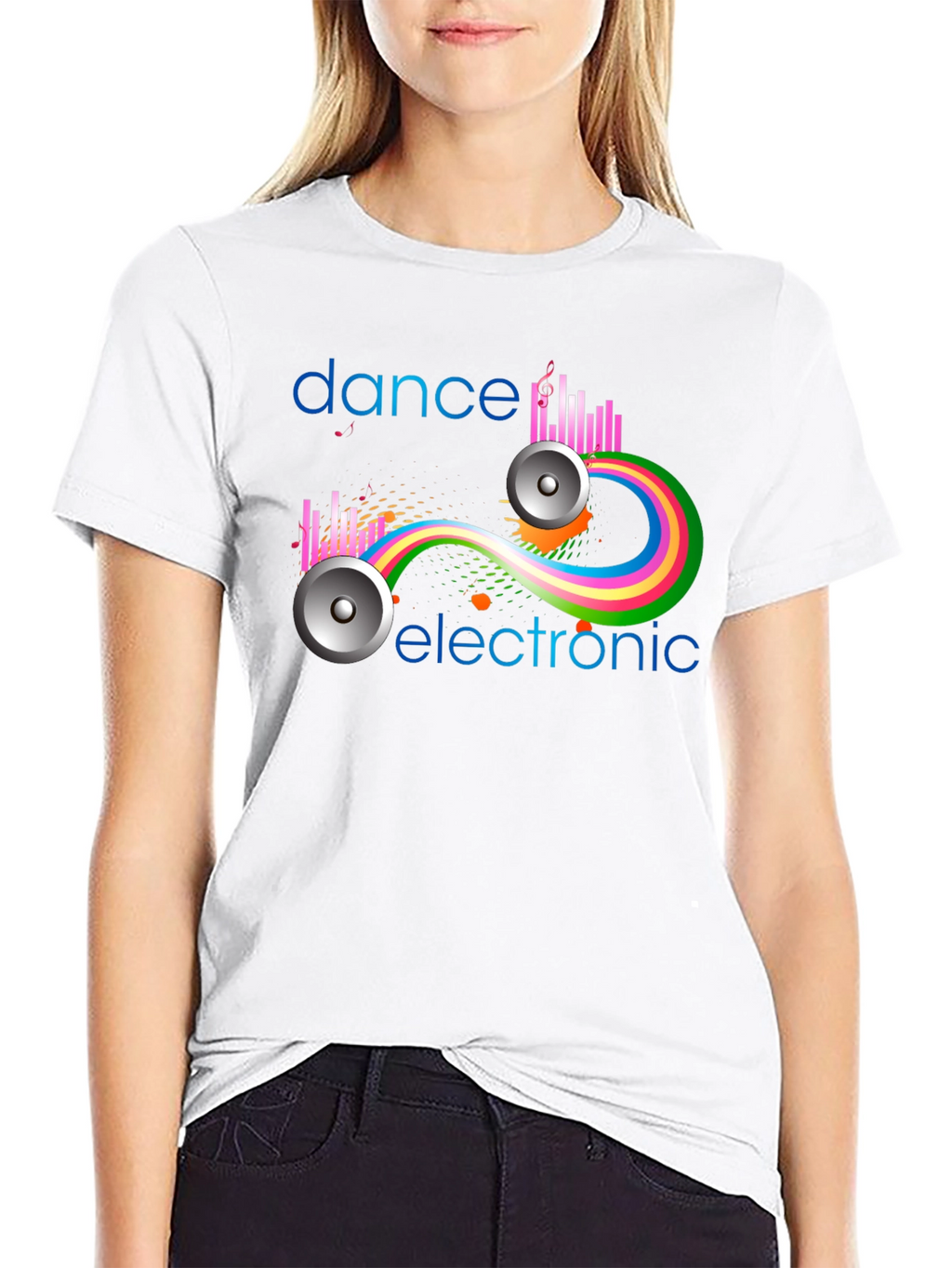 Dance Electronic Graphic Tee - Stylish Music Shirt