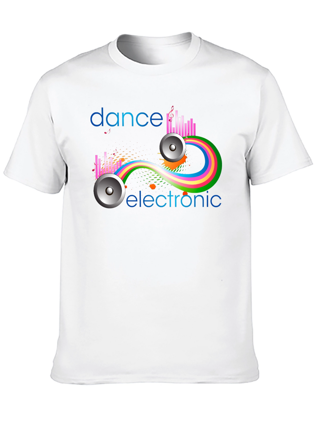 Dance Electronic Graphic Tee - Stylish Music Shirt