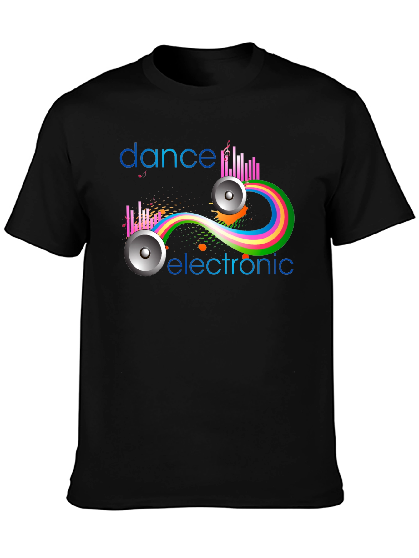 Dance Electronic Graphic Tee - Stylish Music Shirt