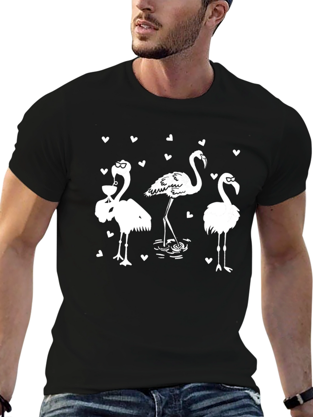 Flamingo Party Graphic Tee