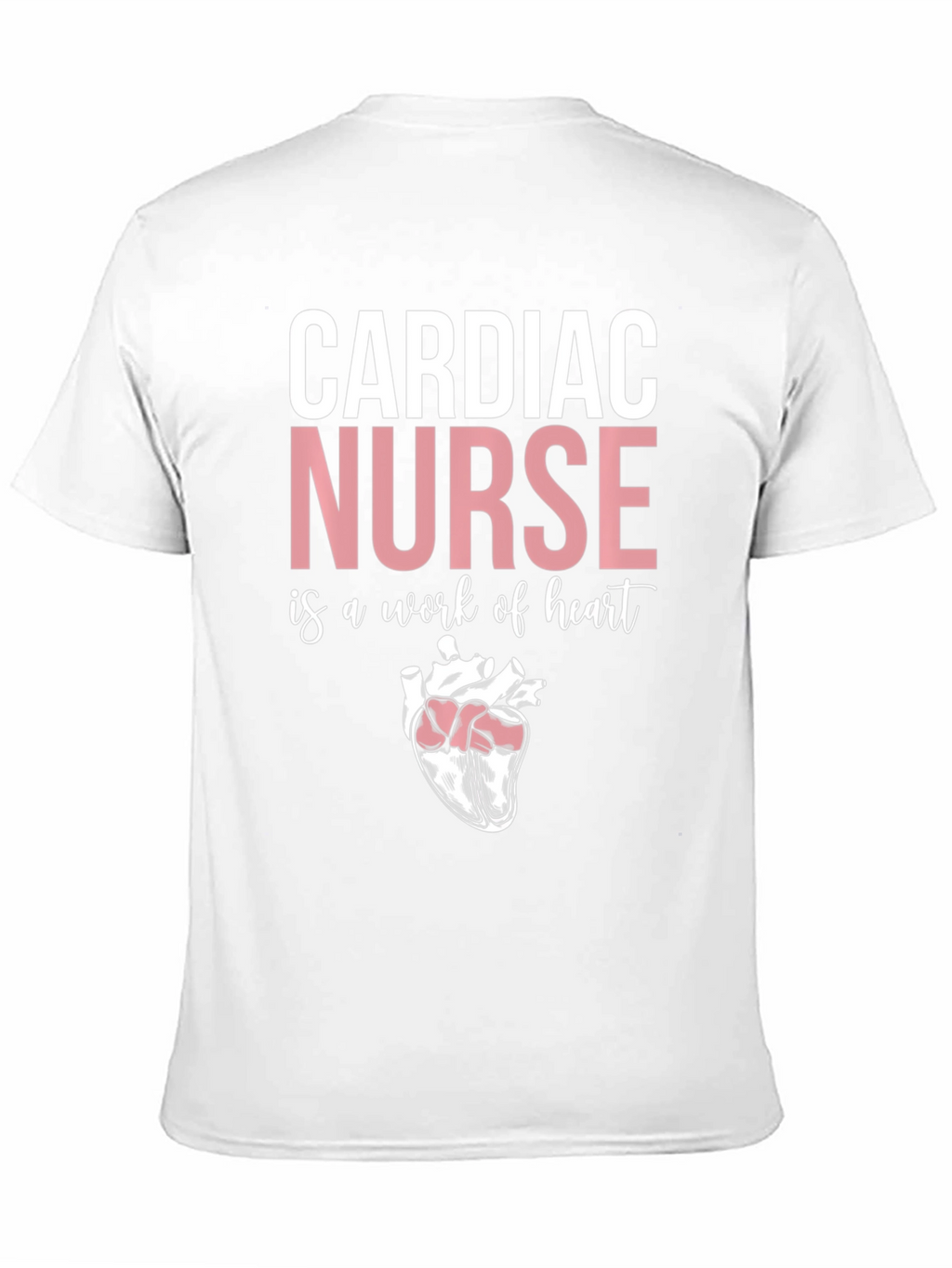 Cardiac Nurse Heart Graphic T-Shirt