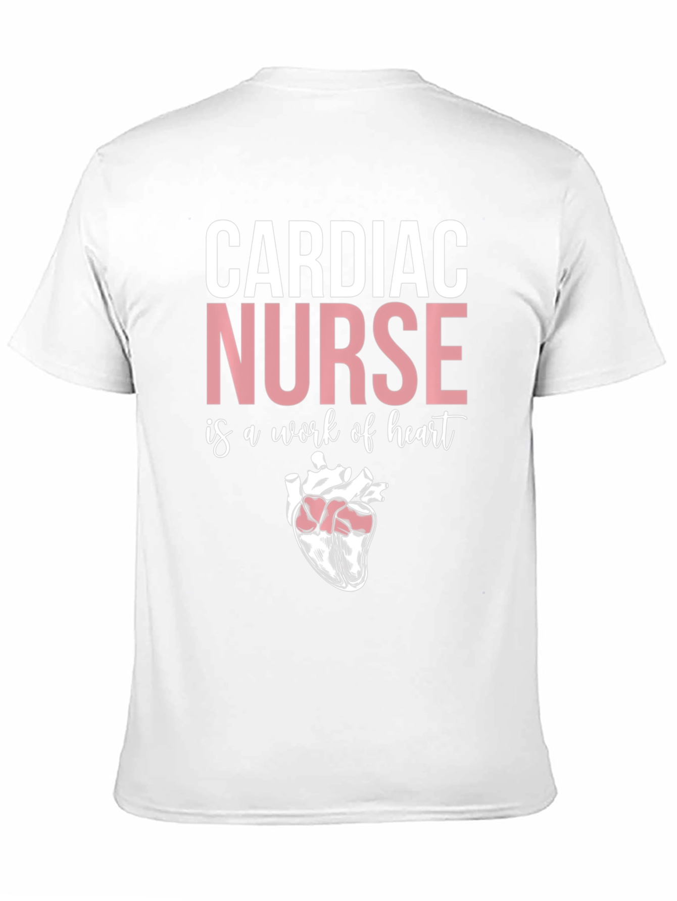 Cardiac Nurse Heart Graphic T-Shirt