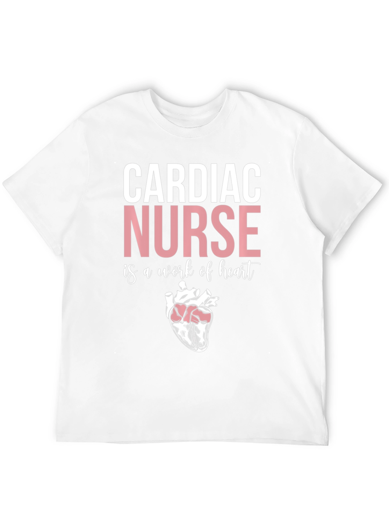 Cardiac Nurse Heart Graphic T-Shirt
