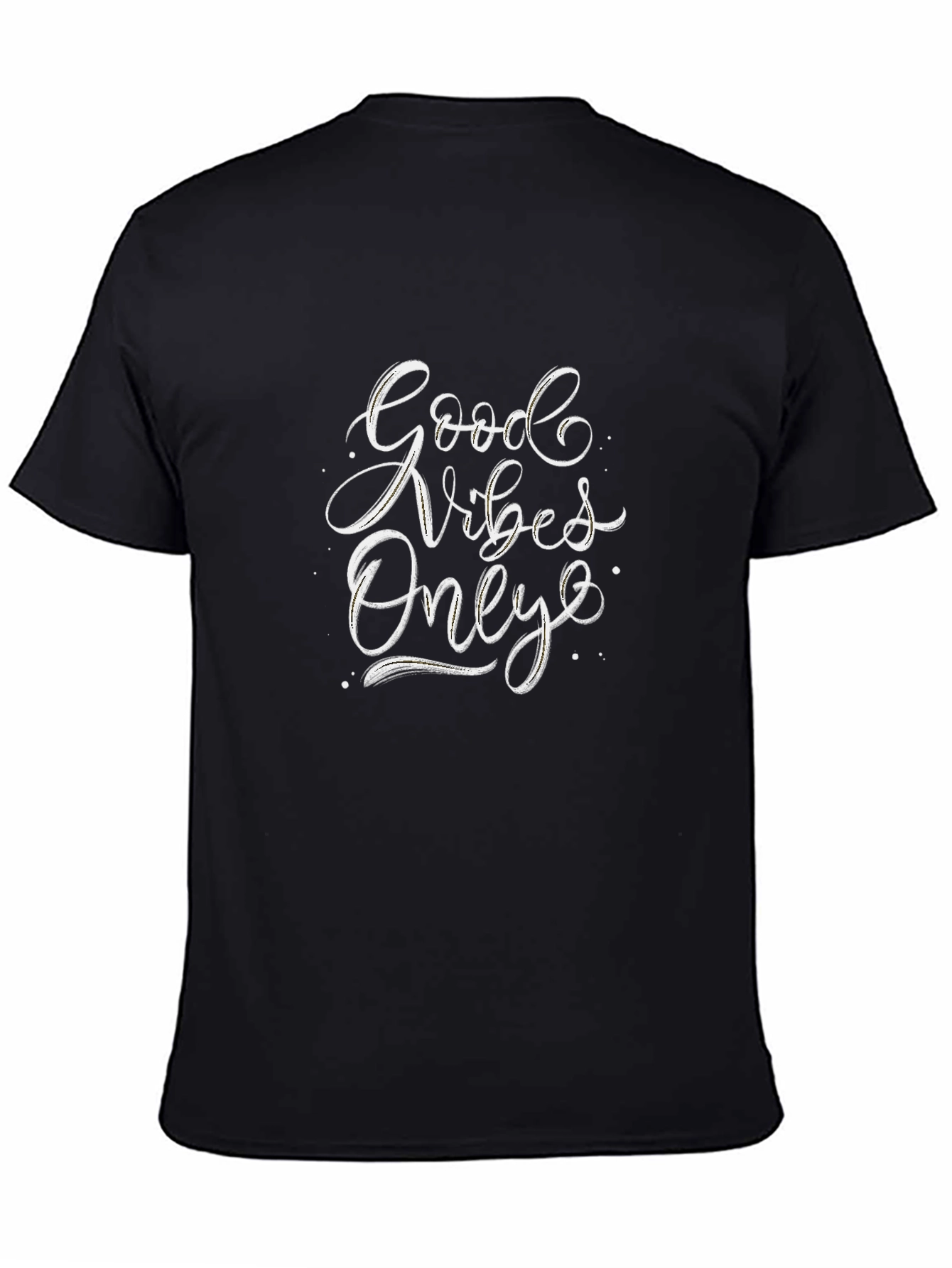 Good Vibes Only Black Graphic Tee