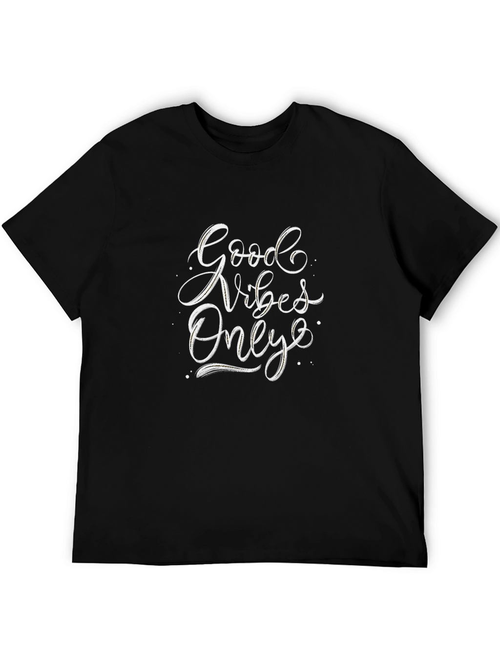 Good Vibes Only Black Graphic Tee