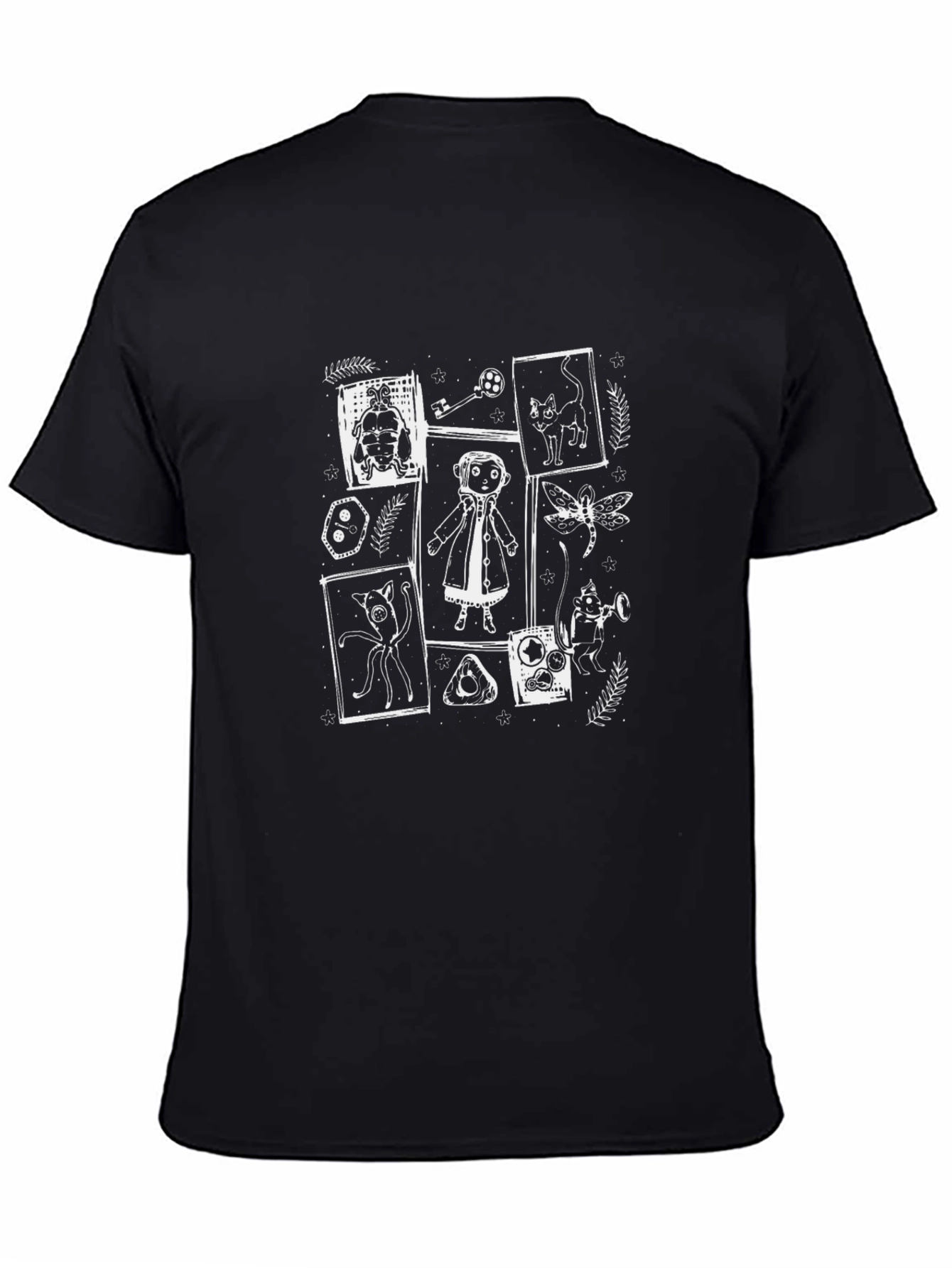 Mystic Doodle Black T-Shirt