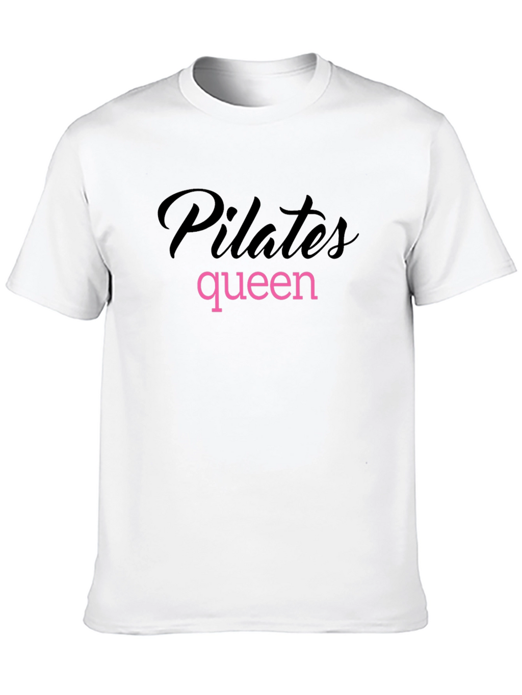 Pilates Queen T-Shirt - Black Cotton Tee