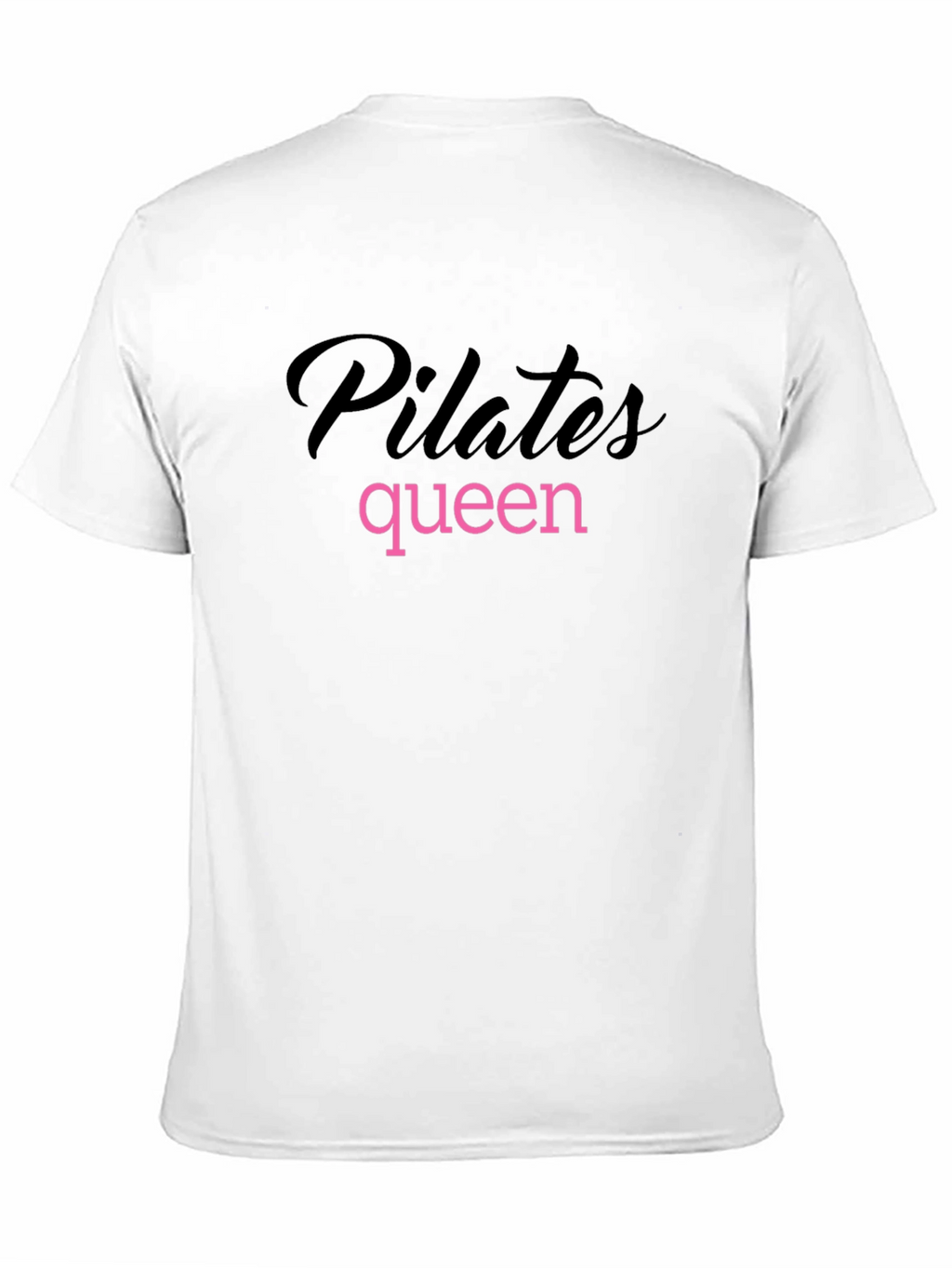 Pilates Queen T-Shirt - Black Cotton Tee