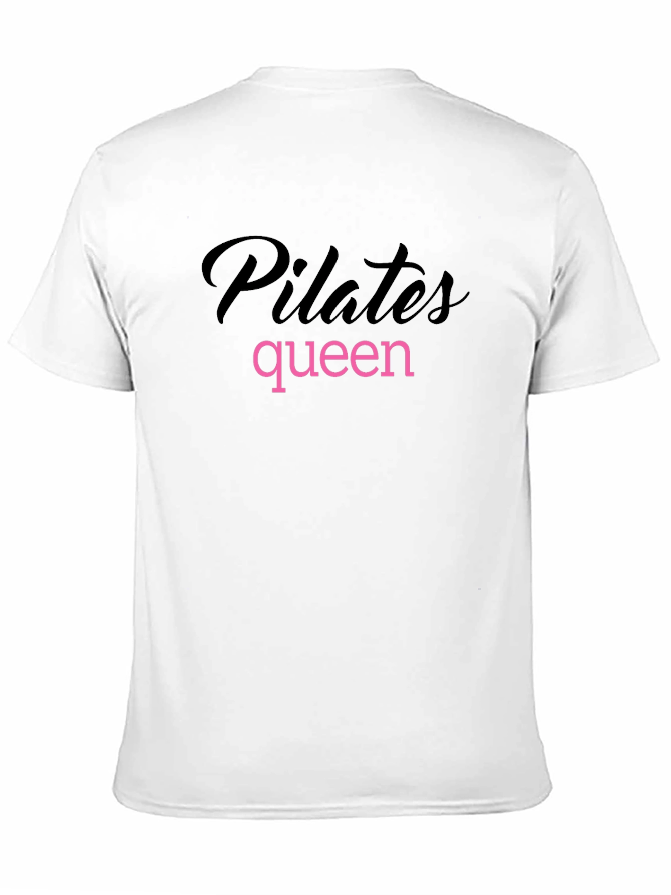 Pilates Queen T-Shirt - Black Cotton Tee