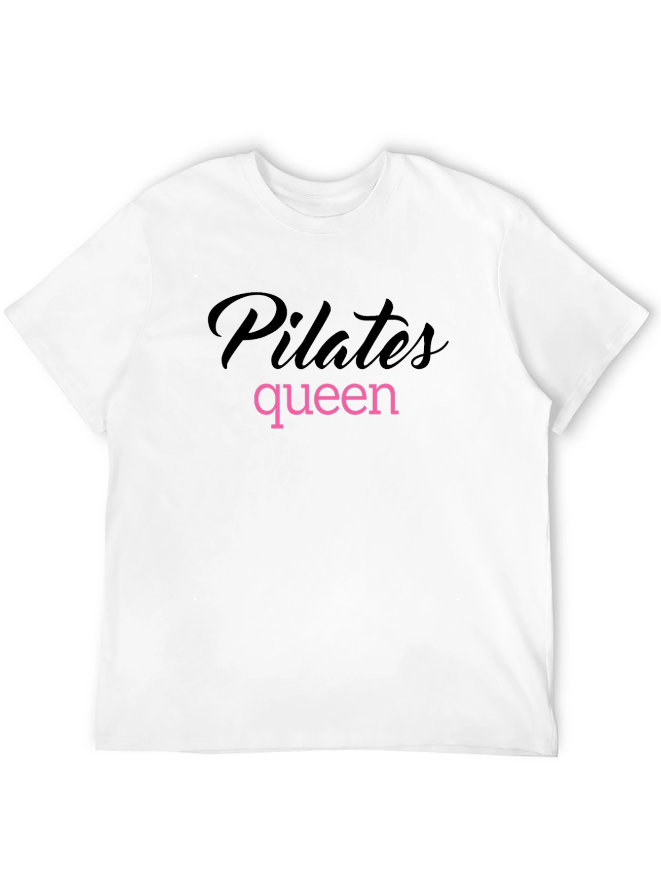 Pilates Queen T-Shirt - Black Cotton Tee