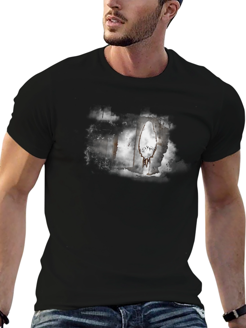 Eerie Silhouette Graphic Tee
