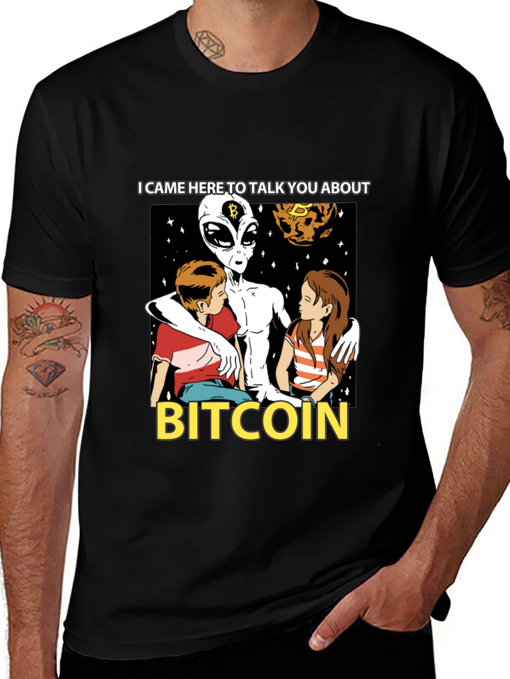 Bitcoin Alien T-Shirt
