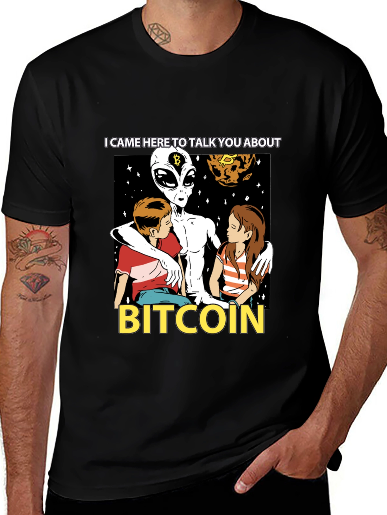 Bitcoin Alien T-Shirt