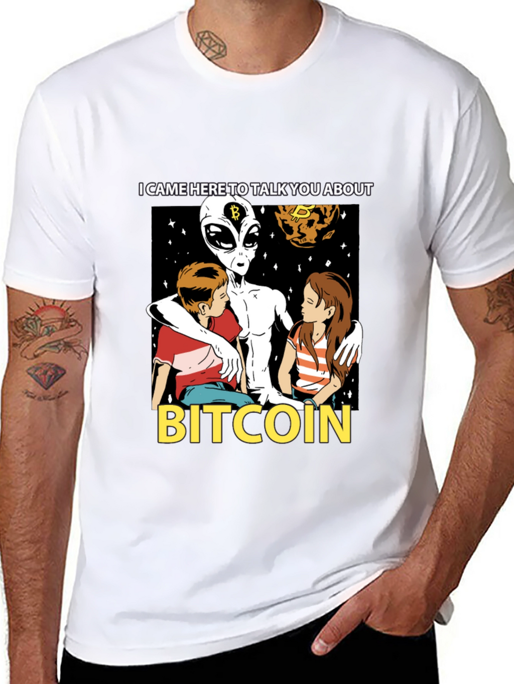 Bitcoin Alien T-Shirt