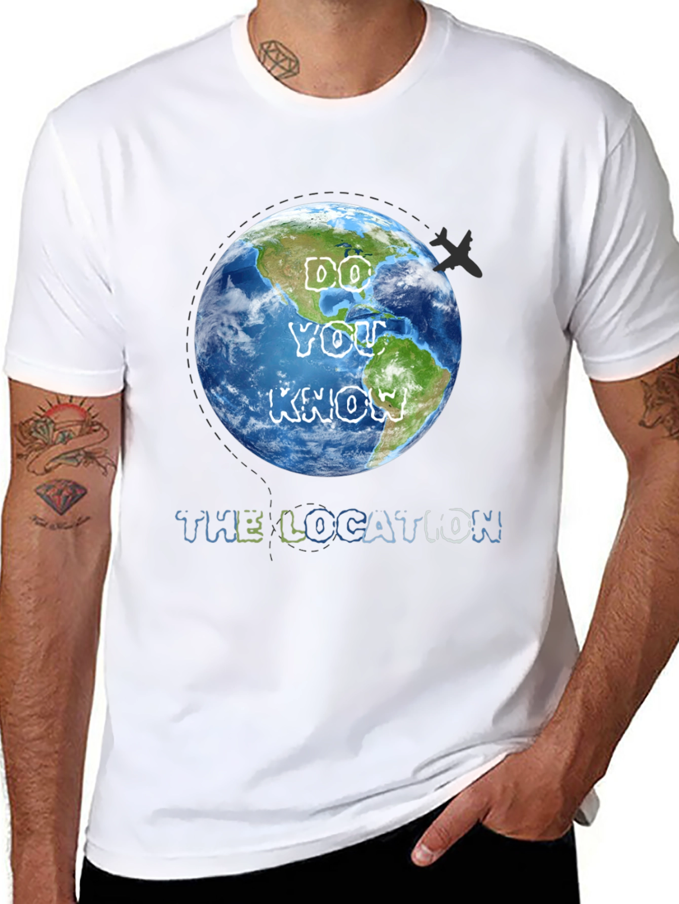 Do You Know The Location T-Shirt Travel Graphic Tee