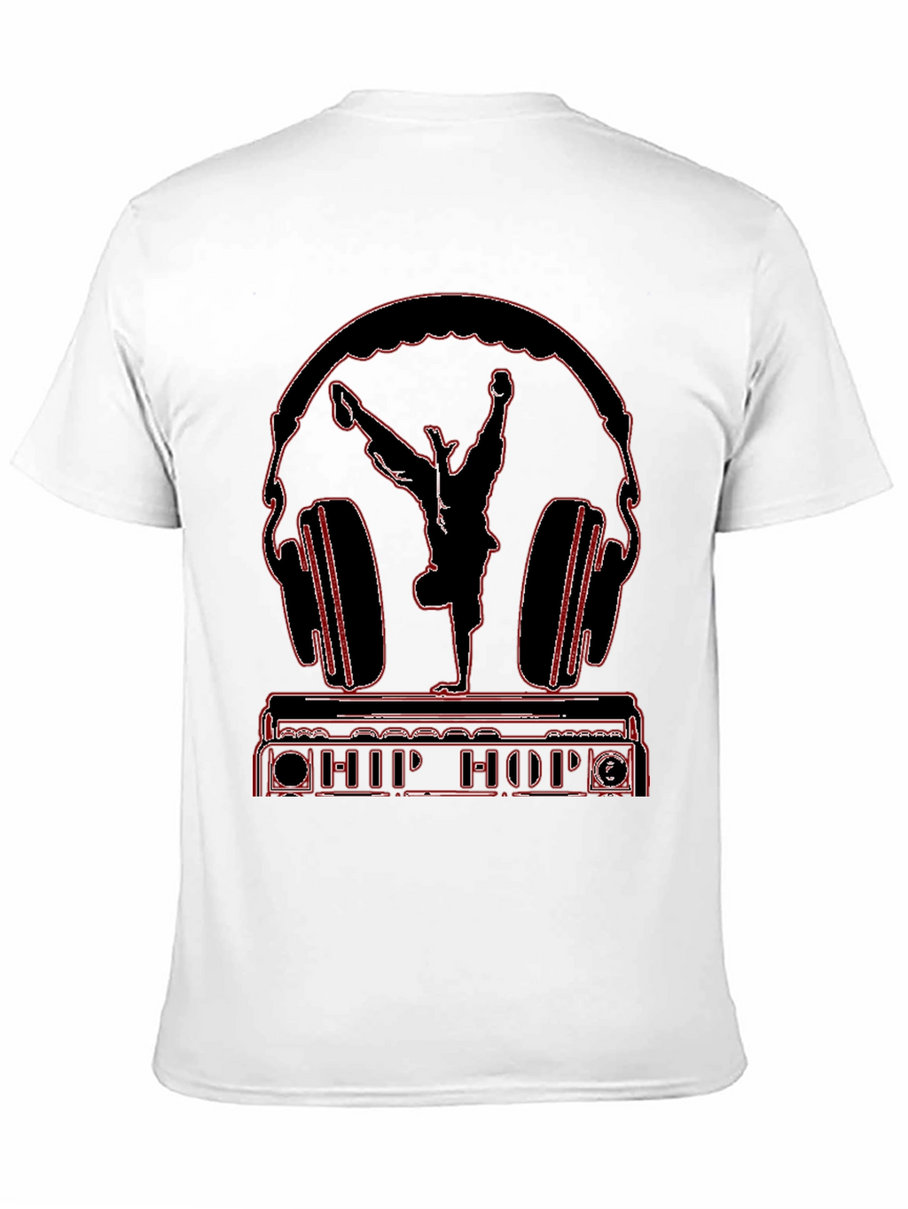 Hip Hop Headphones Graphic Tee