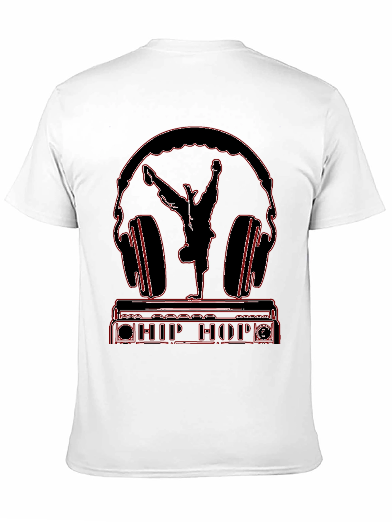 Hip Hop Headphones Graphic Tee