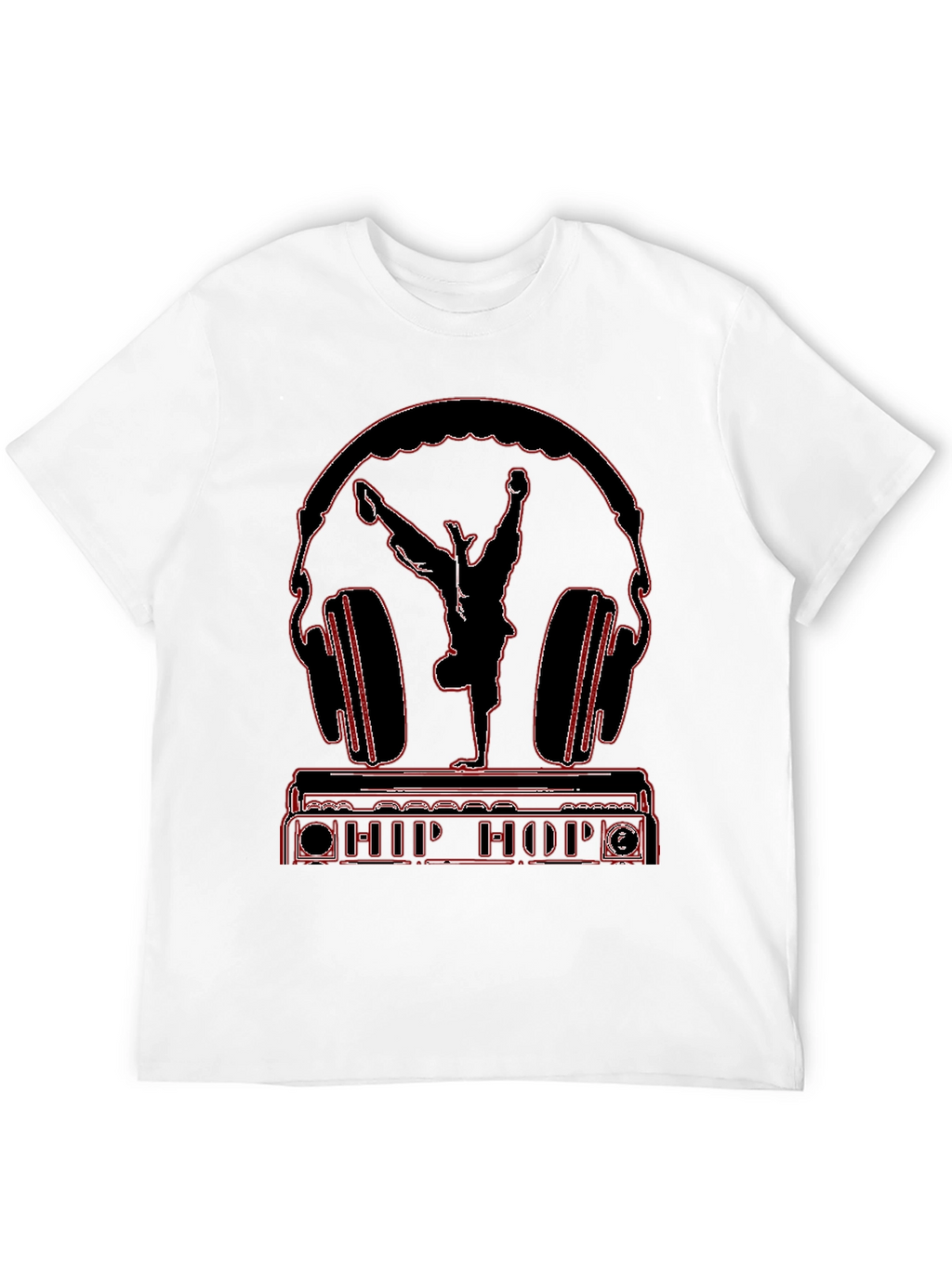 Hip Hop Headphones Graphic Tee