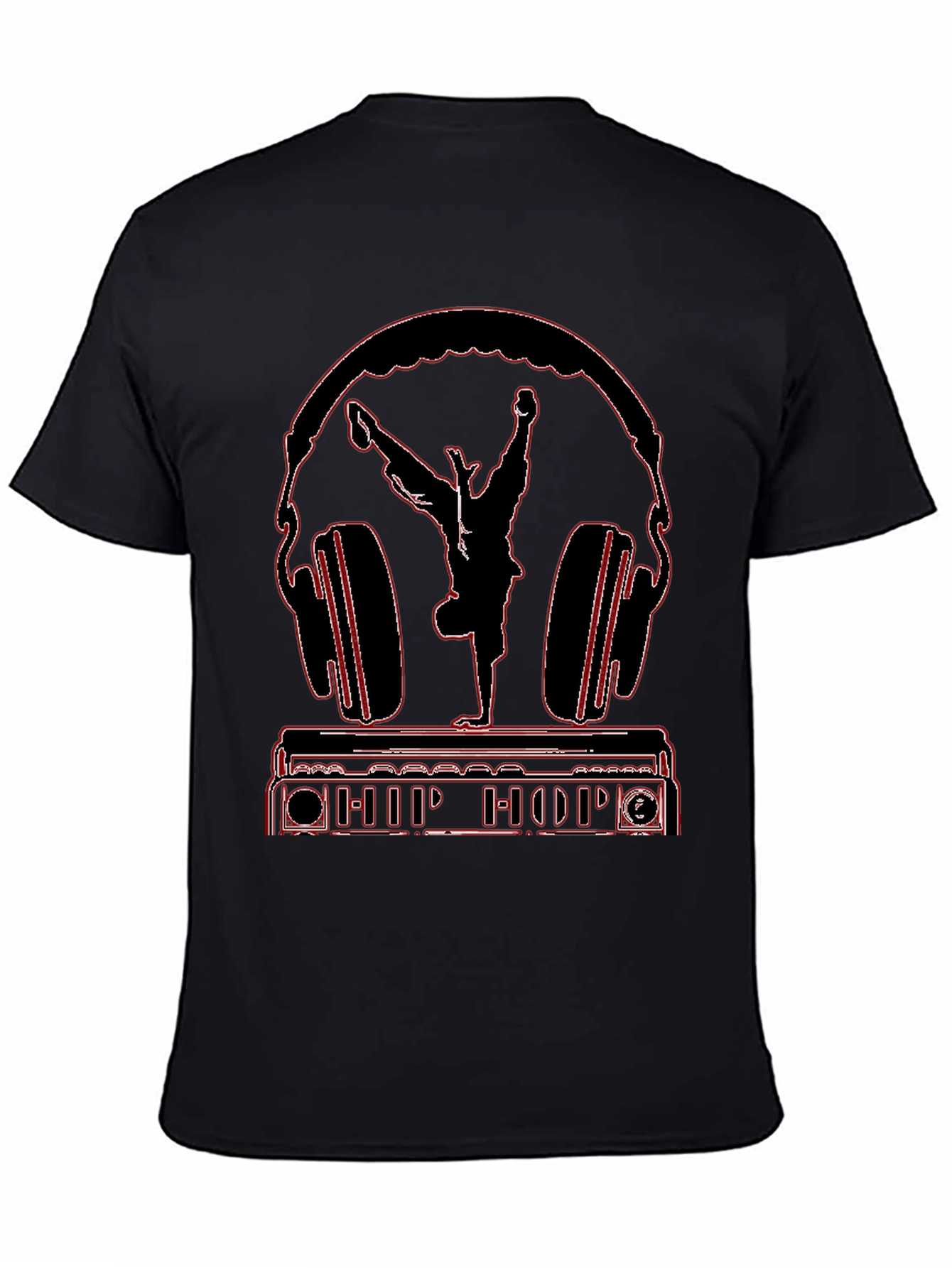 Hip Hop Headphones Graphic Tee