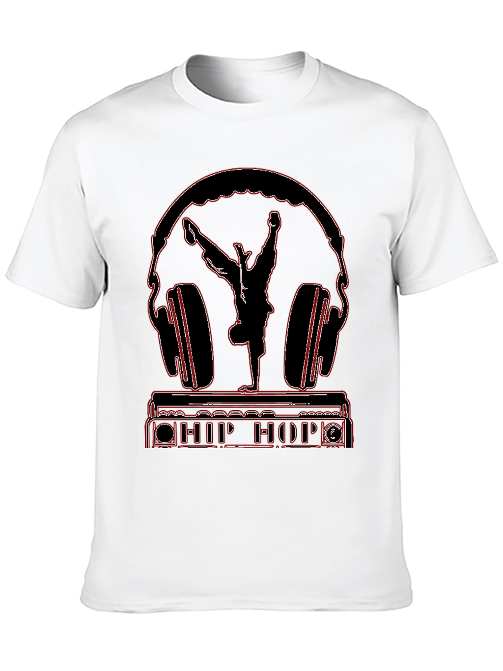 Hip Hop Headphones Graphic Tee