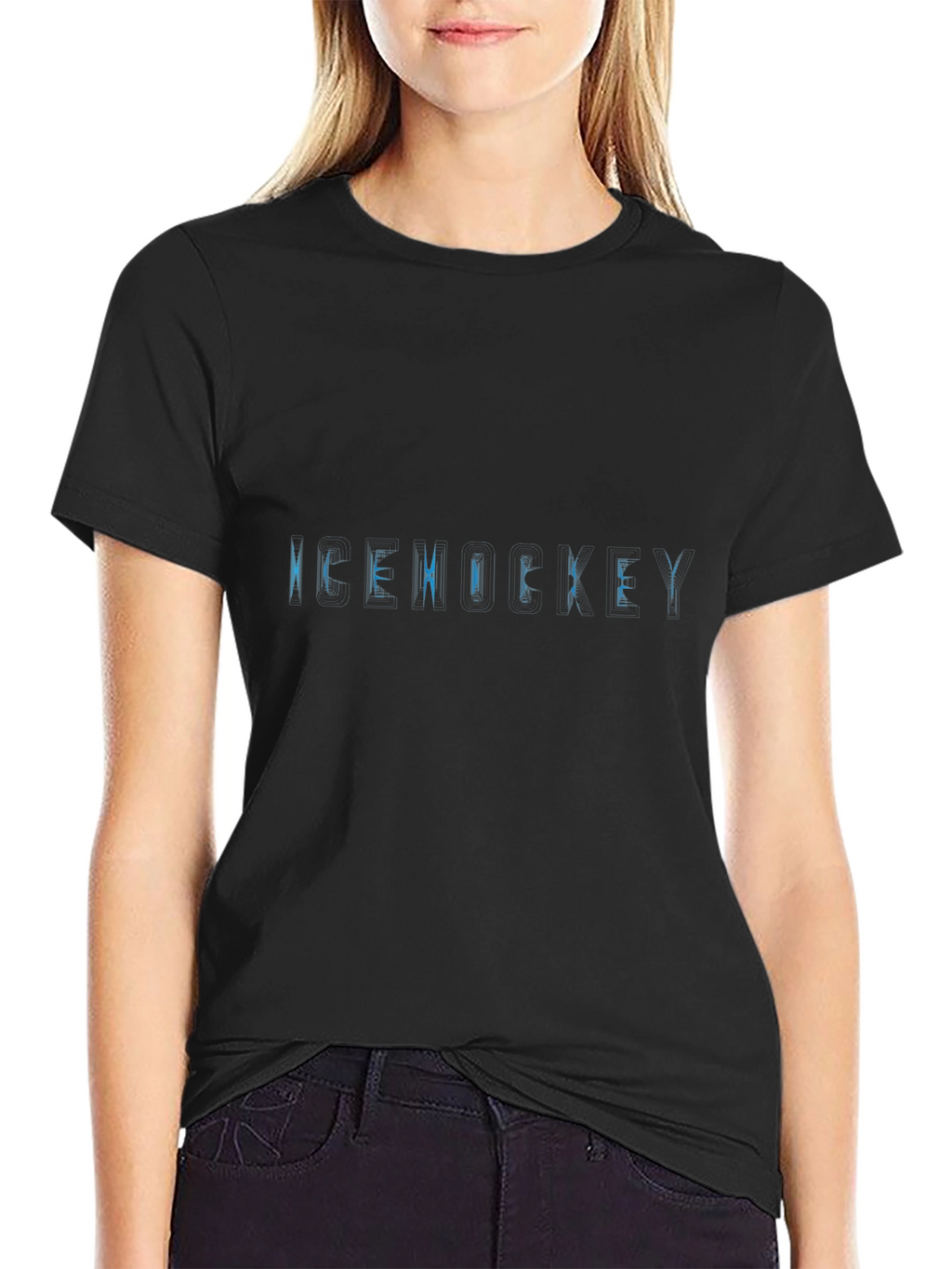 Ice Hockey Graphic Tee - Cool Sportswear Shirt