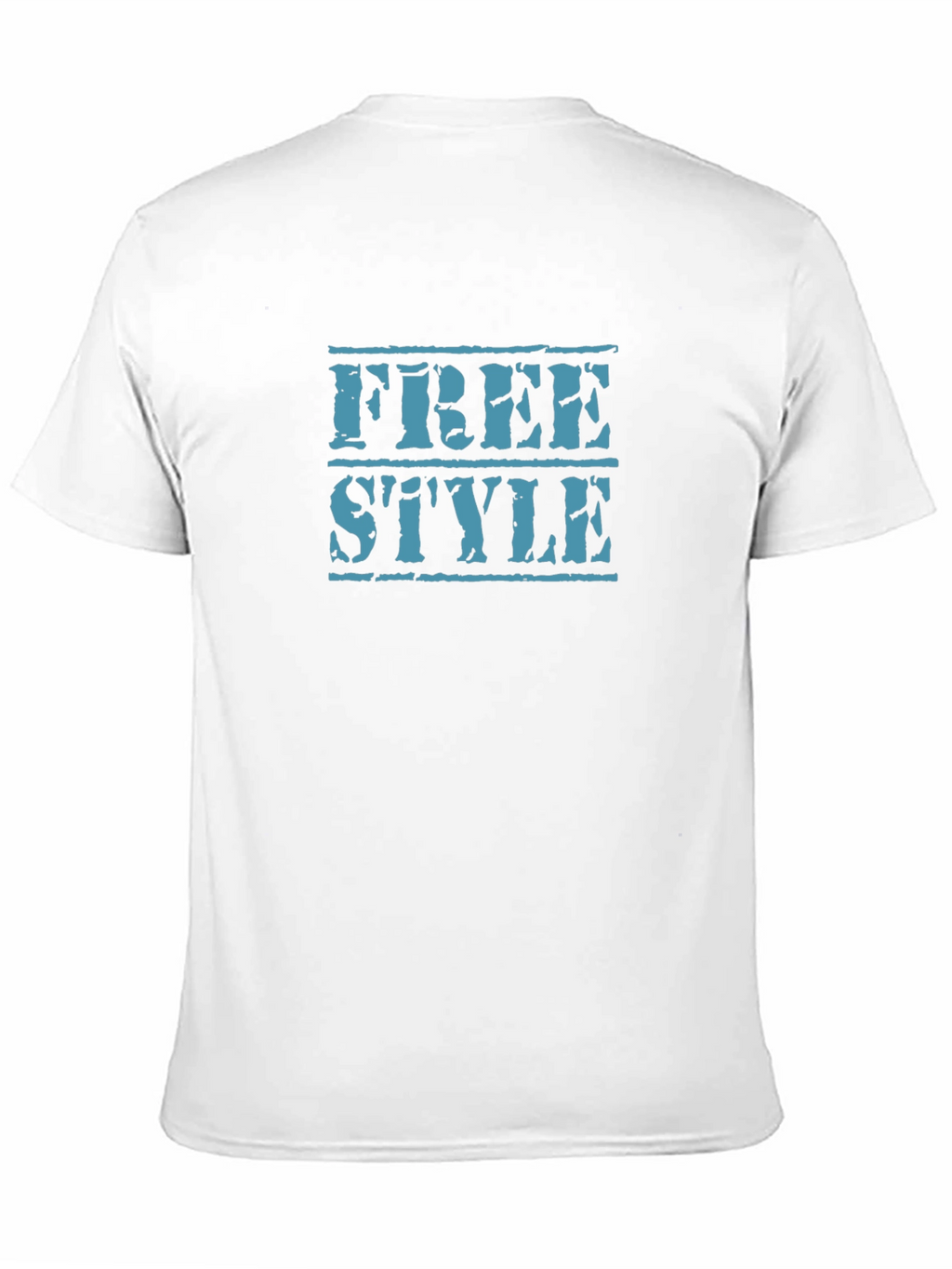 Freestyle Graphic Tee - Black Cotton T-Shirt