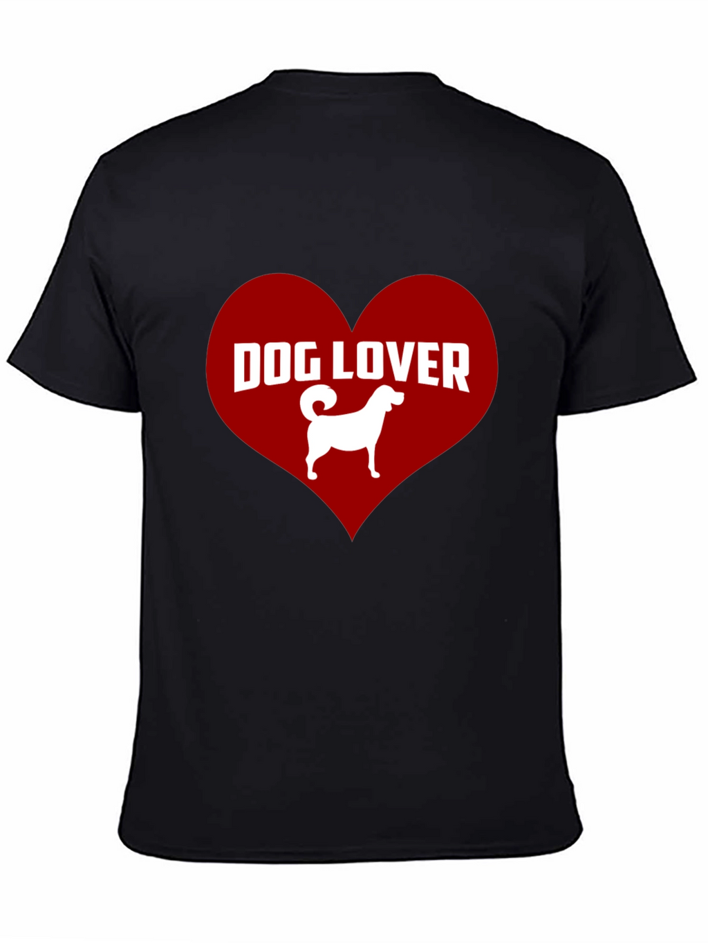 Dog Lover Graphic Tee - Heart Design