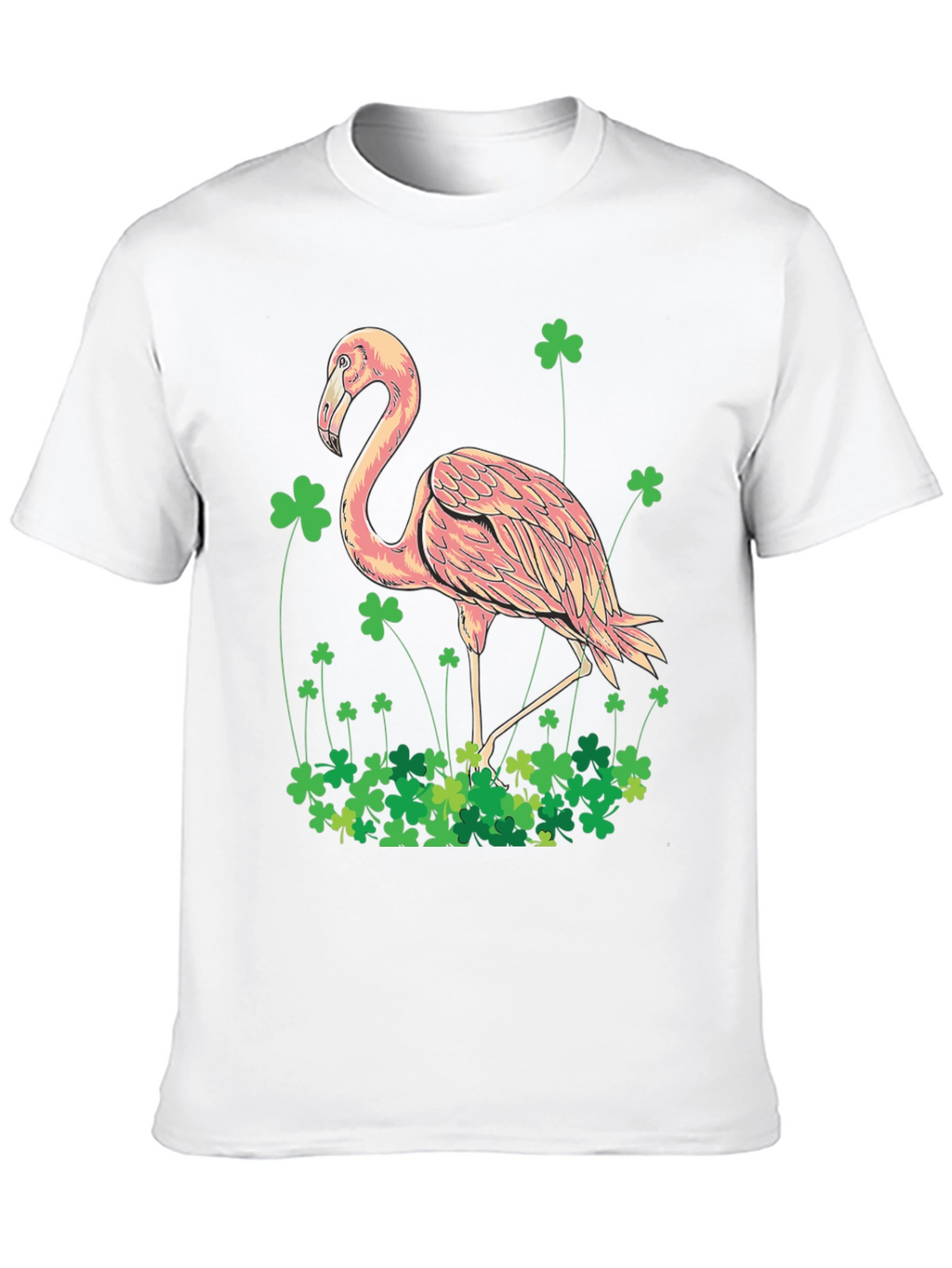 St. Patricks Day Flamingo Graphic Tee